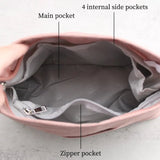 Pink Elegance: Waterproof Multi-Pocket Pouch Insert for Stylish Storage - Julie bags