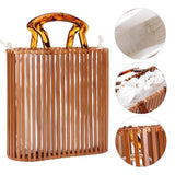 Luxury bamboo bag