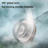 Portable Clip-On Waist Fan – USB Rechargeable Hands-Free Personal Cooling Fan