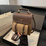 Trendy Colorblock Multi - Style Backpack - Julie bags