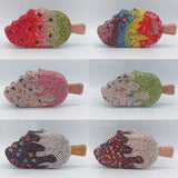 Sparkling Elegance: Crystal Ice-cream Evening Bag with Rhinestone Accents - Julie bags