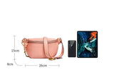 Chic Elegance: Genuine Leather Women's All-Matching Crossbody Chest Bag - Julie bags