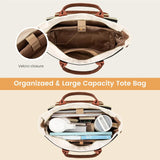 Insulated Lunch Bag for Women with Laptop Sleeve, Large Work Tote - Julie bags