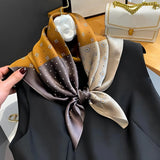Silk Square Scarf - Luxury Satin Bandana