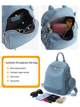 Leather School & Travel Backpack: High Quality - Julie bags
