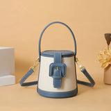 Chic Box-Shaped genuine leather Crossbody Bag - Julie bags