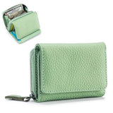Compact Elegance: Genuine Leather Women's Wallet - Julie bags