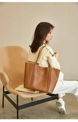 Genuine Leather Tote Bag – Women’s Work & Daily Bag - Julie bags