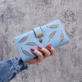 Hollow Out Leaf Wallet - Julie bags