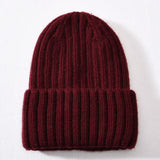 Silk-Lined Cashmere Beanie – Luxury Winter Hat