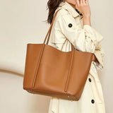Genuine Leather Tote Bag – Women’s Work & Daily Bag - Julie bags