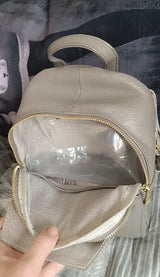 Women’s Genuine Leather Anti - Theft Backpack – Small & Elegant - Julie bags