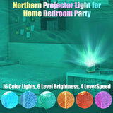 Ocean Wave Projector Lamp – 16 Color Aurora Night Light for Bedroom & Home Decor