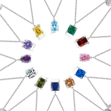 Scorpio Zodiac Charm Necklace – Rainbow Zirconia 925 Sterling Silver Birthstone Pendant for Women - Julie bags