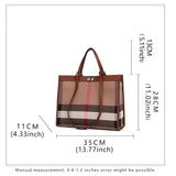 Designer Leather Tote: Trendy & Spacious Women's Shoulder Bag - Julie bags