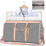 2 - in - 1 Garment Duffel Bag for Travel – Convertible Carry - On Suit Bag with Shoulder Strap - Julie bags