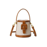 Chic Box-Shaped genuine leather Crossbody Bag - Julie bags