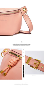 Chic Elegance: Genuine Leather Women's All-Matching Crossbody Chest Bag - Julie bags