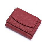 Genuine Leather RFID Mini Wallet: Stylish, Compact, and Functional - Julie bags