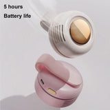 Portable Clip-On Waist Fan – USB Rechargeable Hands-Free Personal Cooling Fan