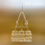Exquisite Elegance: Designer Woven Diamonds Shoulder Bag - Julie bags