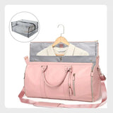 2 - in - 1 Garment Duffel Bag for Travel – Convertible Carry - On Suit Bag with Shoulder Strap - Julie bags