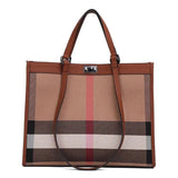 Designer Leather Tote: Trendy & Spacious Women's Shoulder Bag - Julie bags