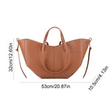 Vintage Leather Shoulder Tote with Purse - Julie bags