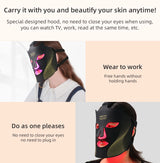 Advanced Wireless LED Face Mask – 7-Color Silicone Light Therapy System