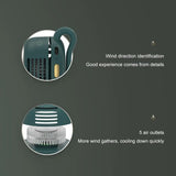 Portable Clip-On Waist Fan – USB Rechargeable Hands-Free Personal Cooling Fan