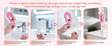 Hair Spray Brush with Built-In Water Mister – Detangling & Styling Comb