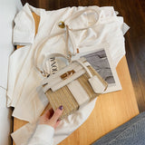 Vintage Woven Rattan Bag - Julie bags