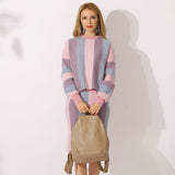 Classic Leather Backpack: Spacious Elegance - Julie bags