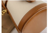 Chic Box-Shaped genuine leather Crossbody Bag - Julie bags