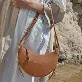 Embrace Elegance: The Luna Leather Hobo Handbag - Julie bags