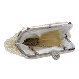 Pearl diamond clutch bag - Julie bags