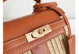 Vintage Woven Rattan Bag - Julie bags
