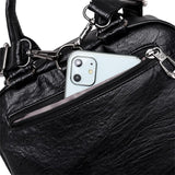 Durable Leather Women's Backpack for Everyday Use - Julie bags