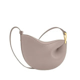 Genuine Leather Saddle Dumpling Bag - Julie bags