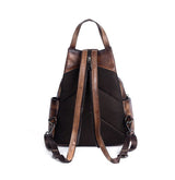 Vintage Chic: Genuine Leather Women's Backpack - Julie bags