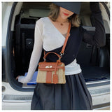 Vintage Woven Rattan Bag - Julie bags