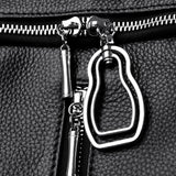 Elegance in Motion: Genuine Leather Women's Backpack - Julie bags