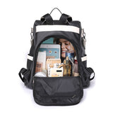 Secure and Stylish: Soft Leather Women's Backpack - Julie bags
