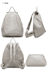 Classic Leather Backpack: Spacious Elegance - Julie bags