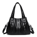Luxury in Every Detail: Genuine Leather Women's Bucket Bag - Julie bags