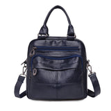 Durable Leather Women's Backpack for Everyday Use - Julie bags