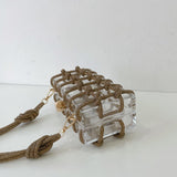 Exquisite Elegance: Designer Woven Diamonds Shoulder Bag - Julie bags