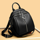 Elegance in Motion: Genuine Leather Women's Backpack - Julie bags