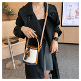 Chic Box-Shaped genuine leather Crossbody Bag - Julie bags