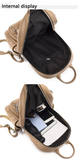 Enhance your day's experience with this Leather Backpack - Julie bags